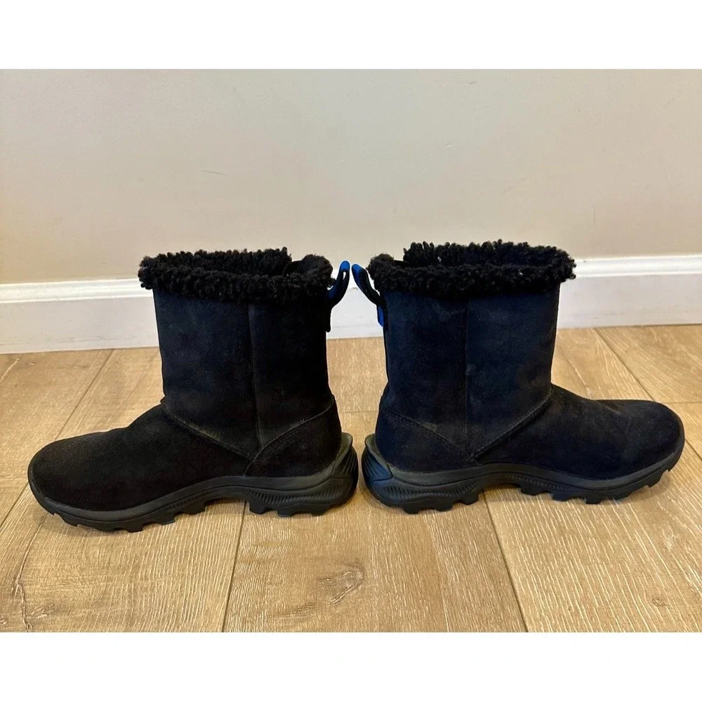 Merrell Icepack 2 Zip Polar Waterproof Snow Boot Black Suede Leather Size 6 $180